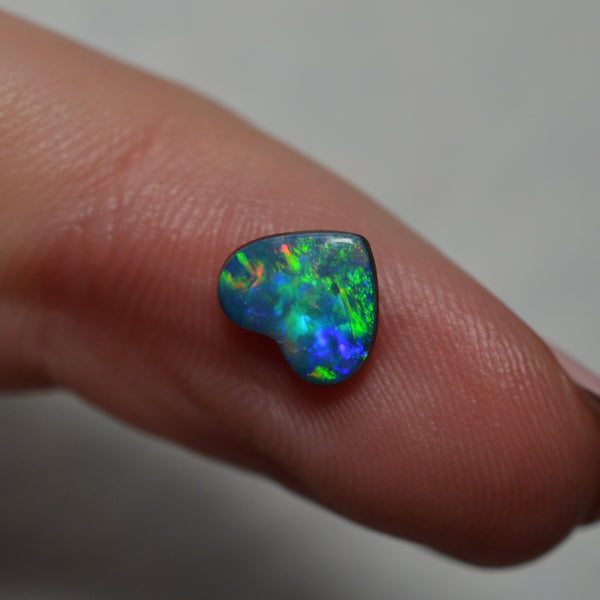 1.10ct Opal Doublet Heart