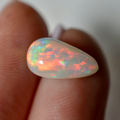 1.87ct Fire Red Tear Drop