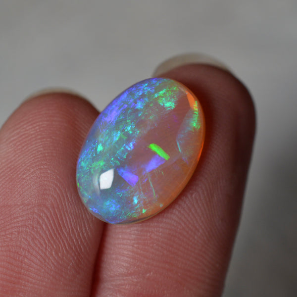 6.60ct Dark Crystal Blue Oval