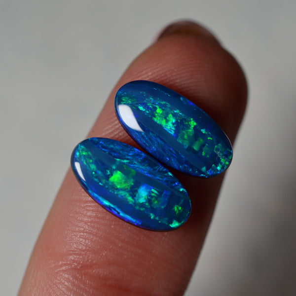 13mm Opal Doublet Pair