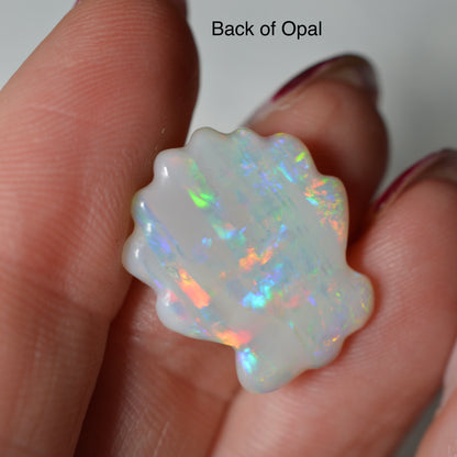 8.81ct Rainbow Carved Shell