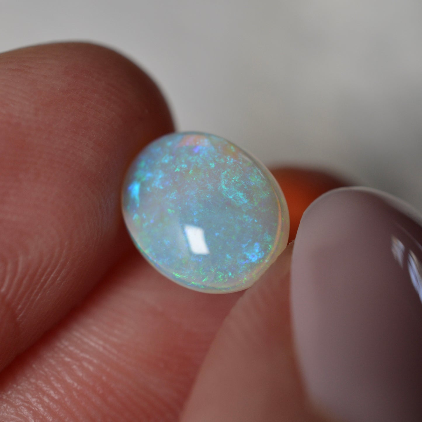 1.50ct Light Blue Oval