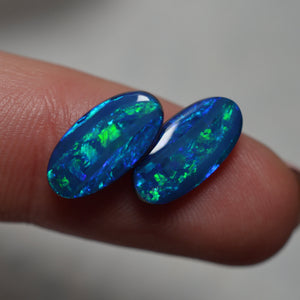 13mm Opal Doublet Pair