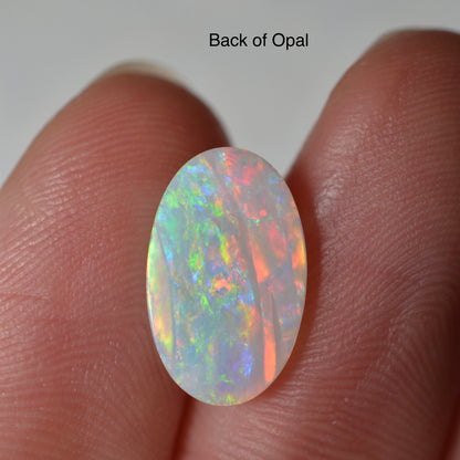 2.76ct Light Rainbow Oval