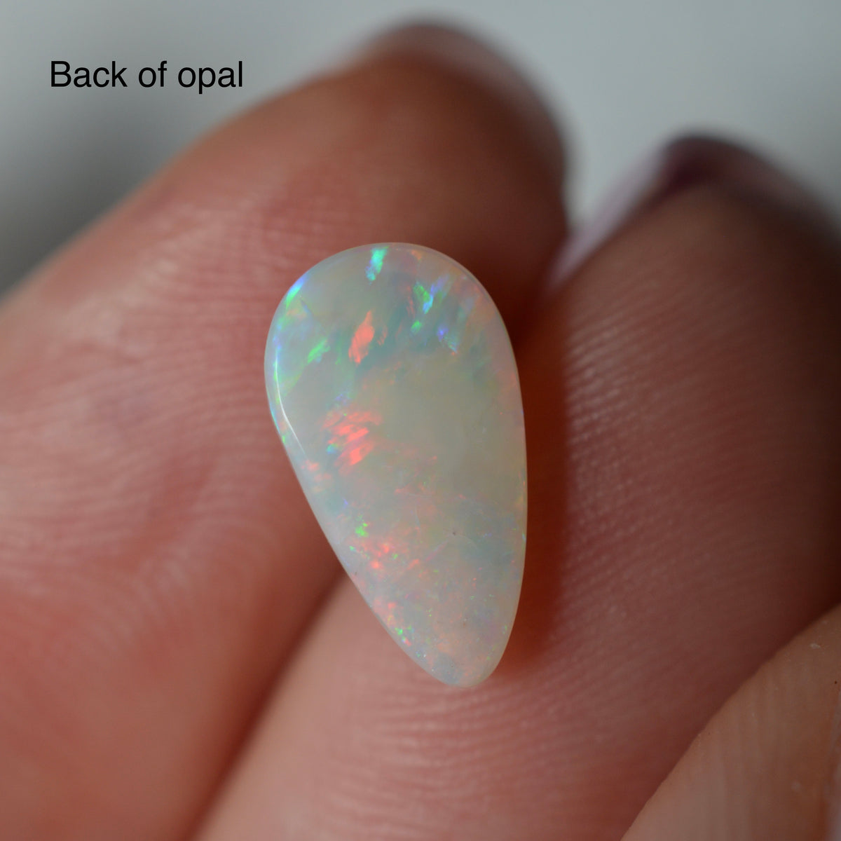 1.87ct Fire Red Tear Drop