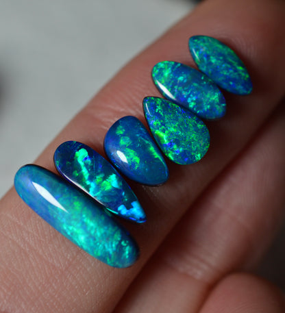 6 Blue & Green Doublets