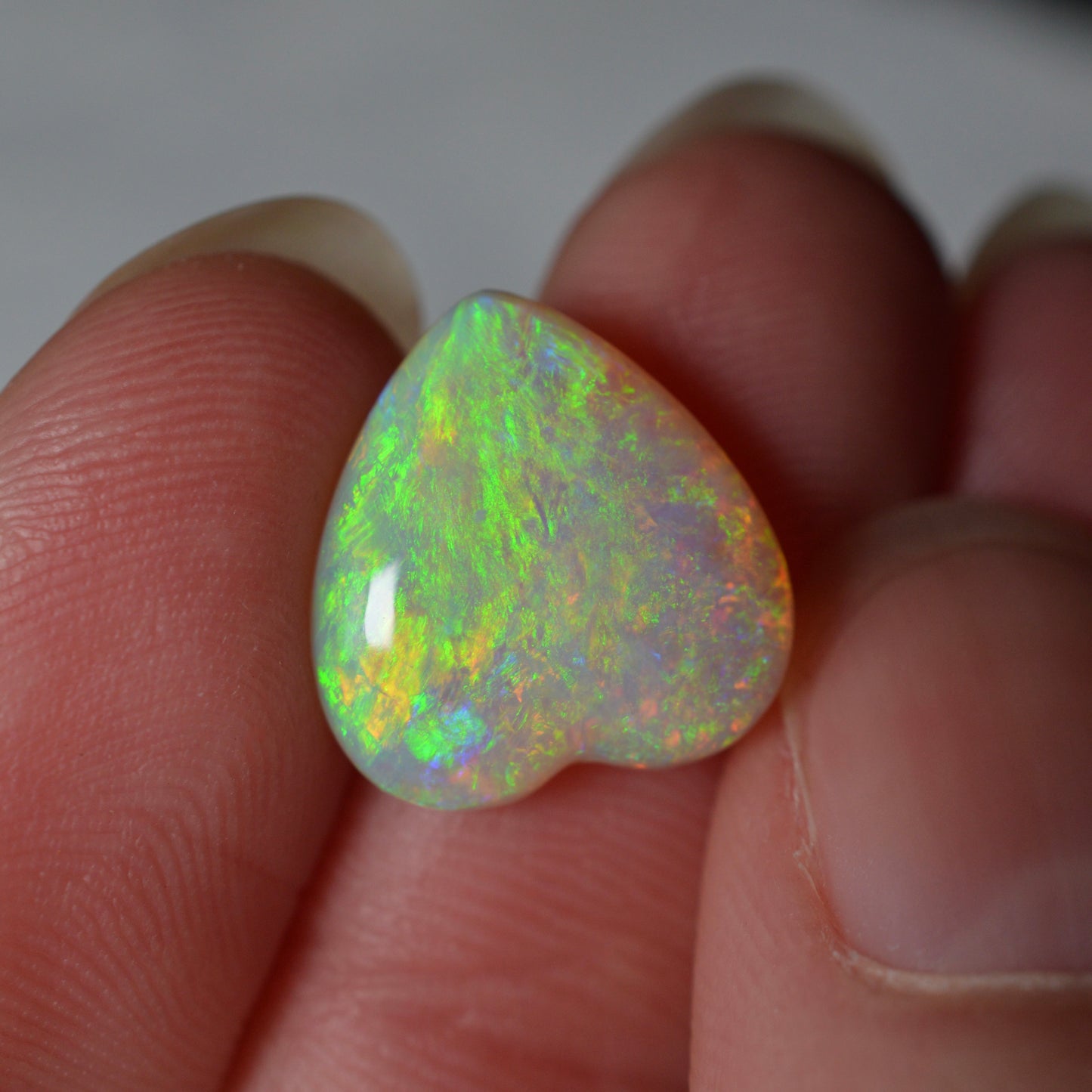 4.86ct Vivid Domed Heart