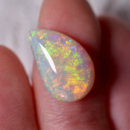 4.02ct Wavey Rainbow Drop