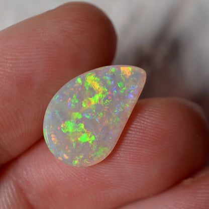 4.02ct Wavey Rainbow Drop