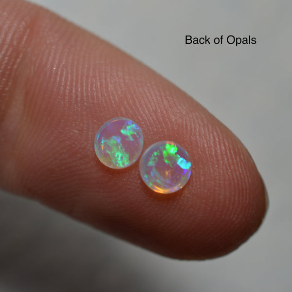 4.3mm Crystal Round Pair