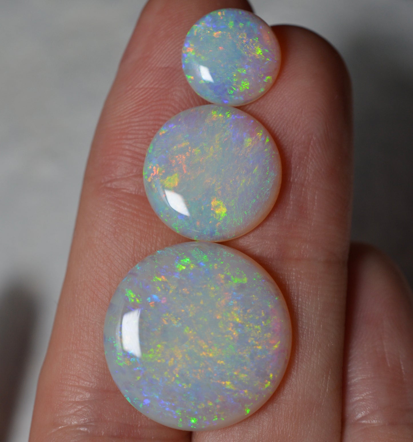 20.21ct Matching Round Crystal Set