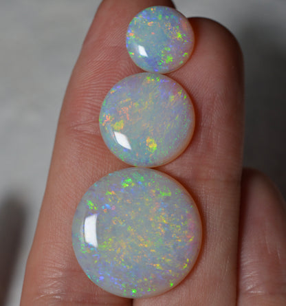20.21ct Matching Round Crystal Set