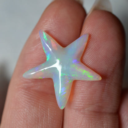 4.18ct Hand Carved Star