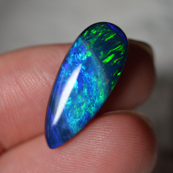 4.65ct Vivid Doublet Drop