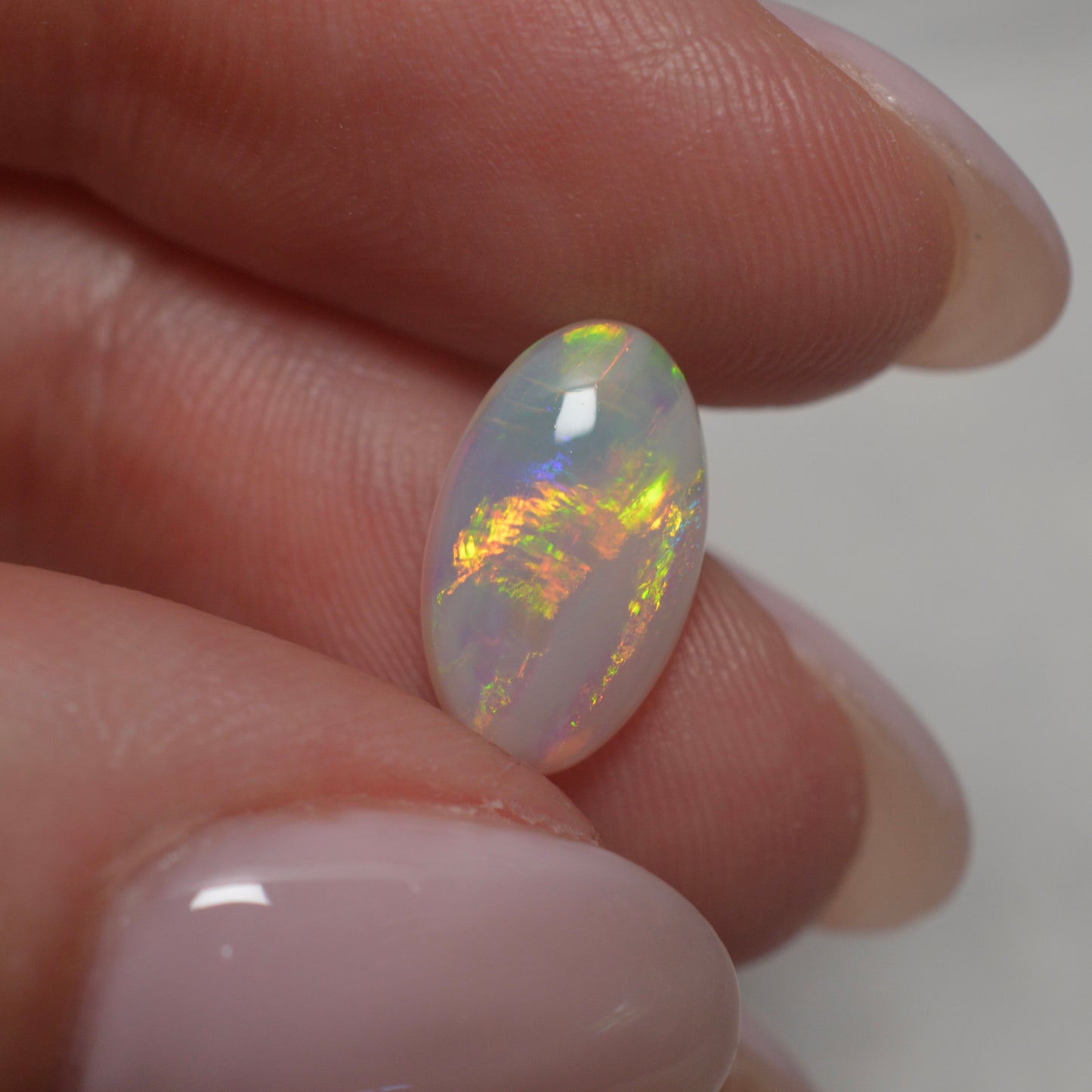 2.16ct Unique Purple & Gold Oval