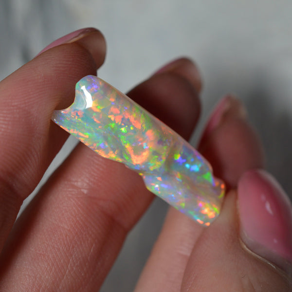 13.75ct A++ Gem Quality Rainbow Pipe