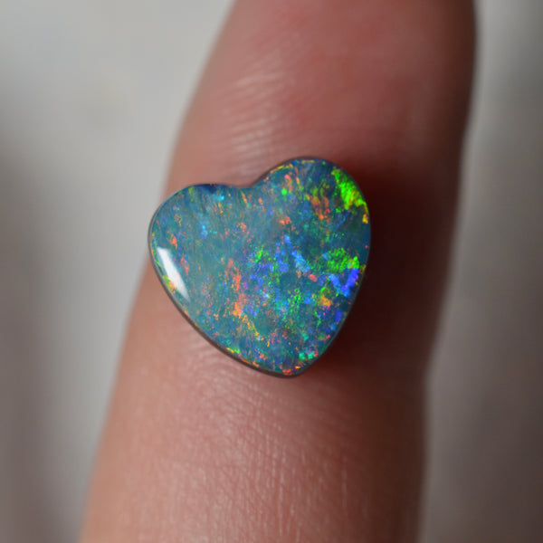 10mm Opal Doublet Heart