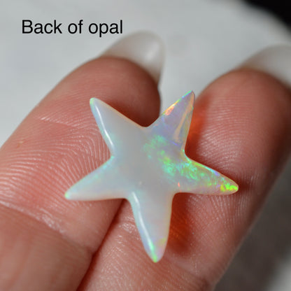 4.18ct Hand Carved Star