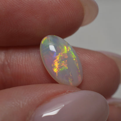 2.16ct Unique Purple & Gold Oval
