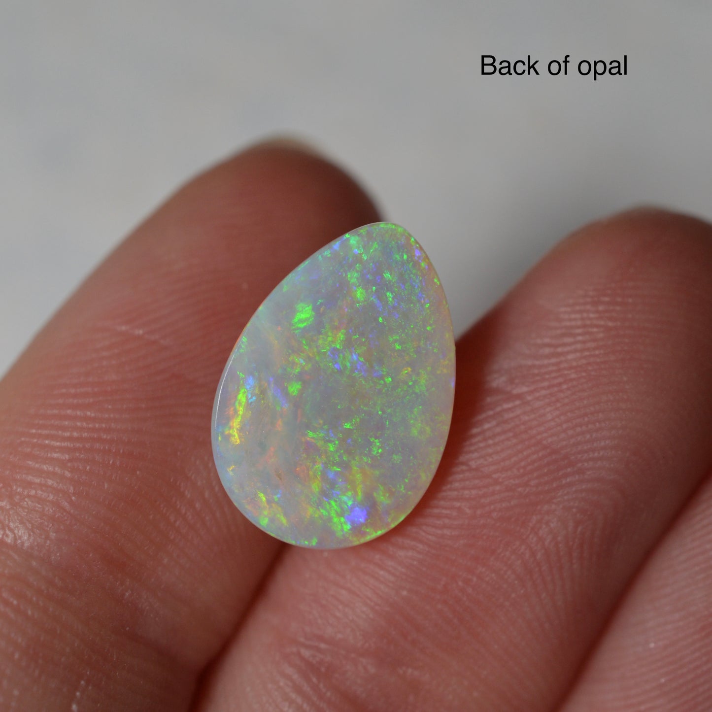 4.51ct Dark Crystal Rainbow Drop
