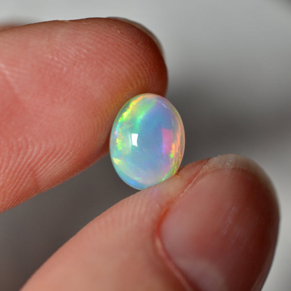 1.42ct Intense Double Rolling Flash Crystal Oval