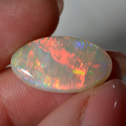 8.24ct Red Crystal Oval