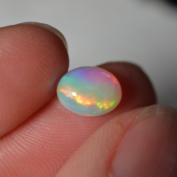 1.42ct Intense Double Rolling Flash Crystal Oval