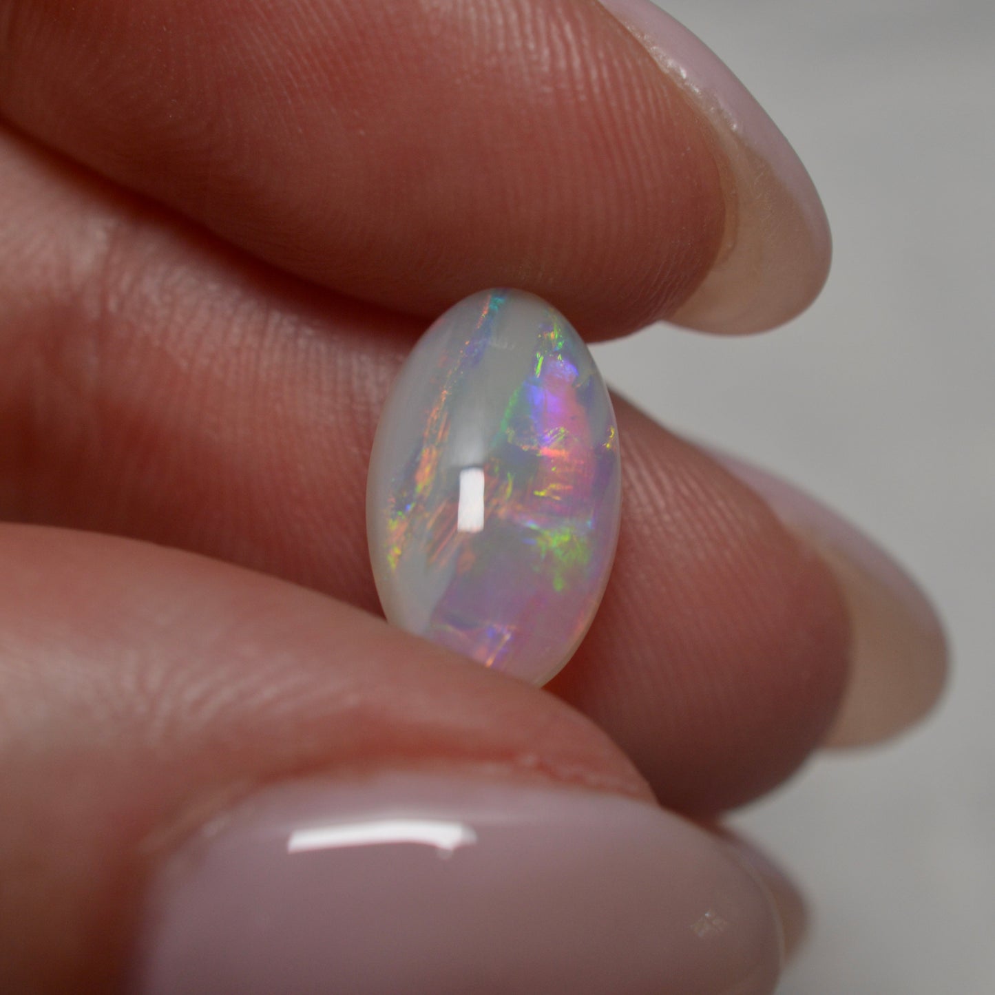 2.16ct Unique Purple & Gold Oval