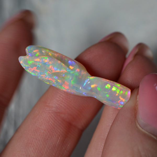 13.75ct A++ Gem Quality Rainbow Pipe