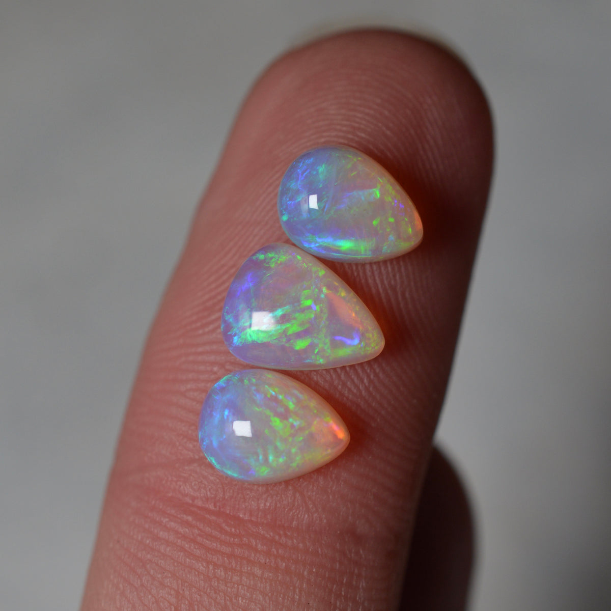 2.44ct Tear Drop Set
