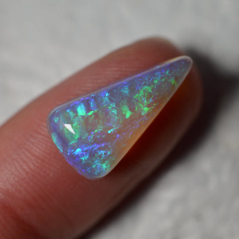 4.40ct Vivid Blue Crystal Triangular Drop