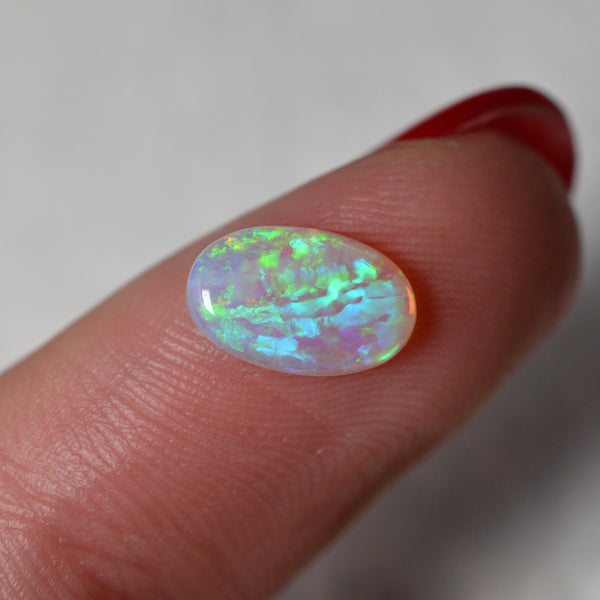 0.89ct Vivid Crystal Oval