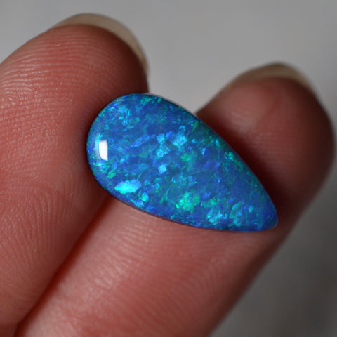 Domed Blue Doublet Drop