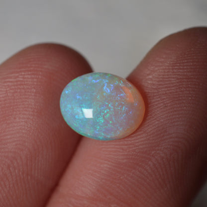 1.50ct Light Blue Oval