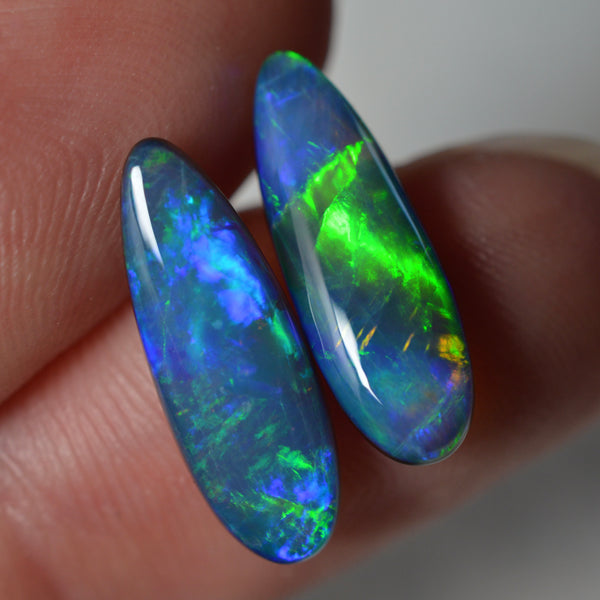 4.44ct Vivid Transparent Doublet Pair