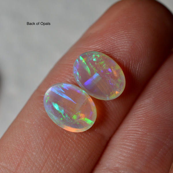 2.41ct Vivid (High Grade) Oval Pair