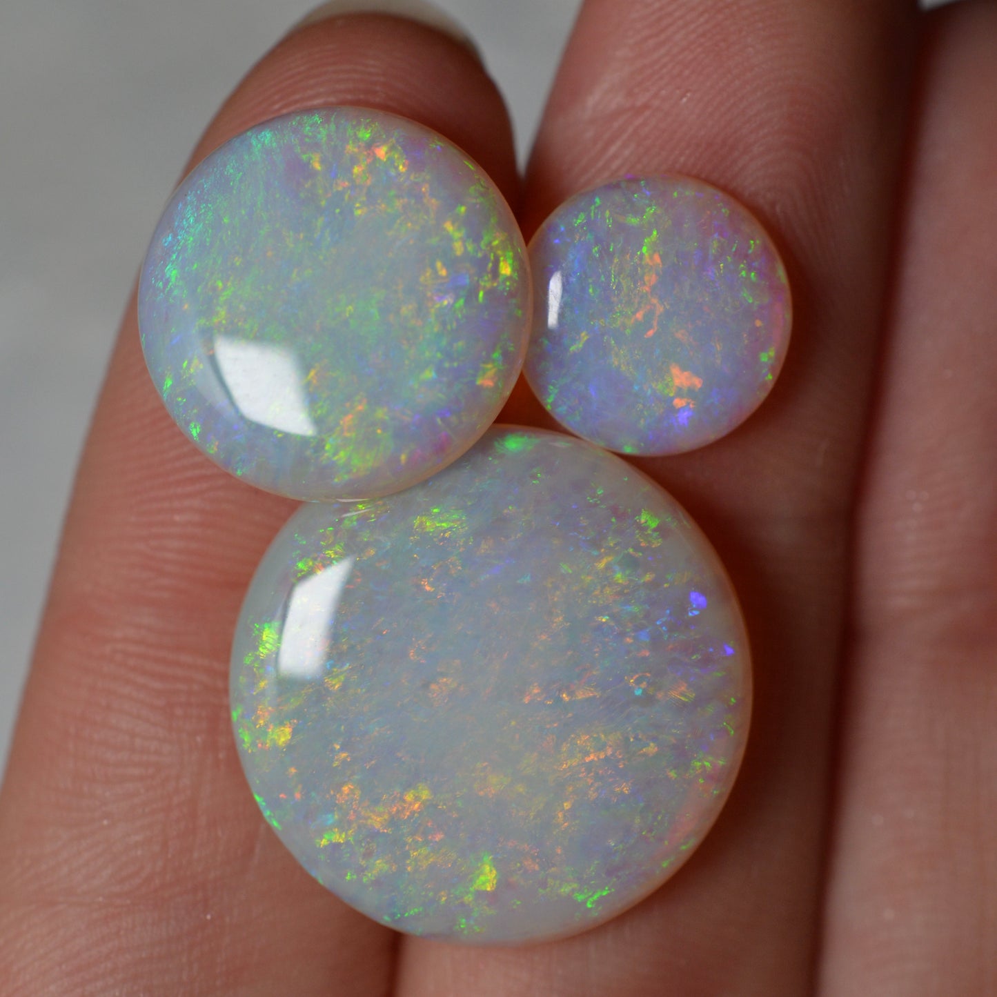 20.21ct Matching Round Crystal Set