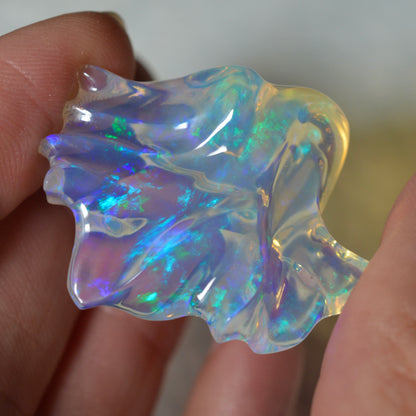 37.63ct Hand Carved Crystal Gem
