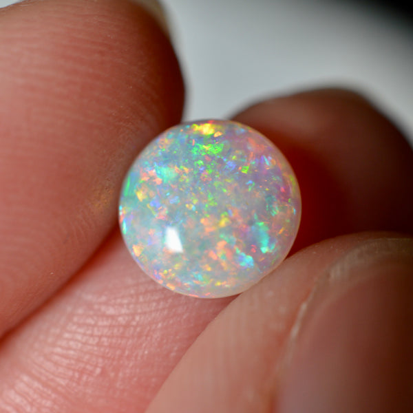 1ct Rainbow Glitter Round