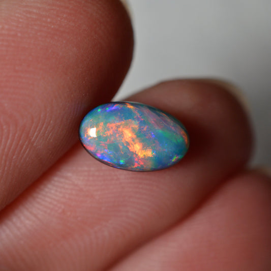 9mm Pink & Peach Doublet Oval