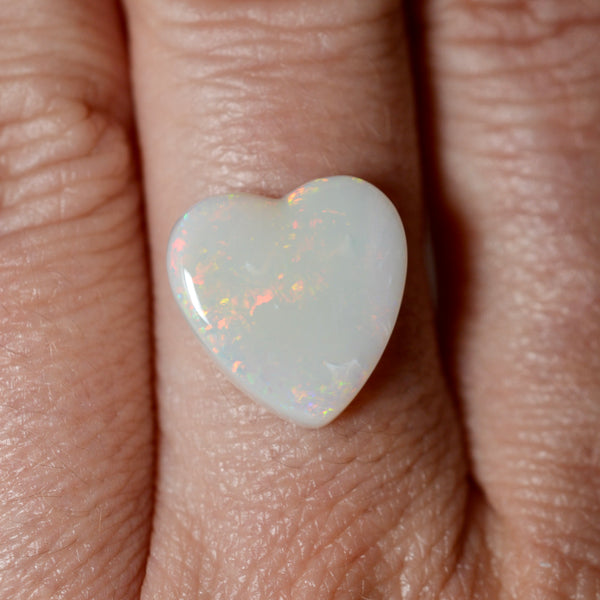 3.90ct White Based Heart