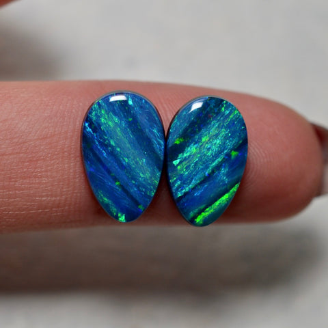 6.82ct Matching Doublet Pair