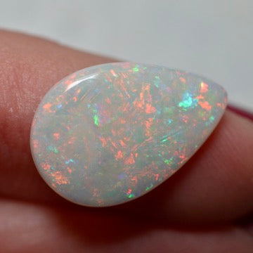 3.28ct Red Teal Drop