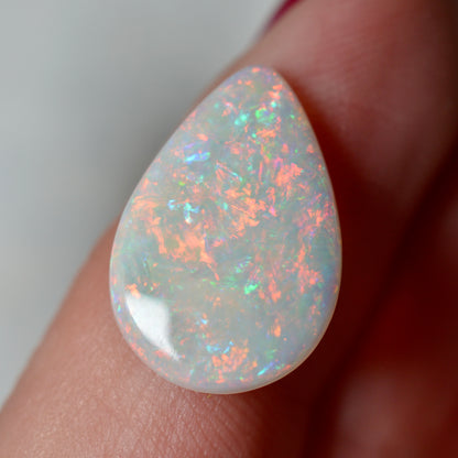 3.28ct Red Teal Drop