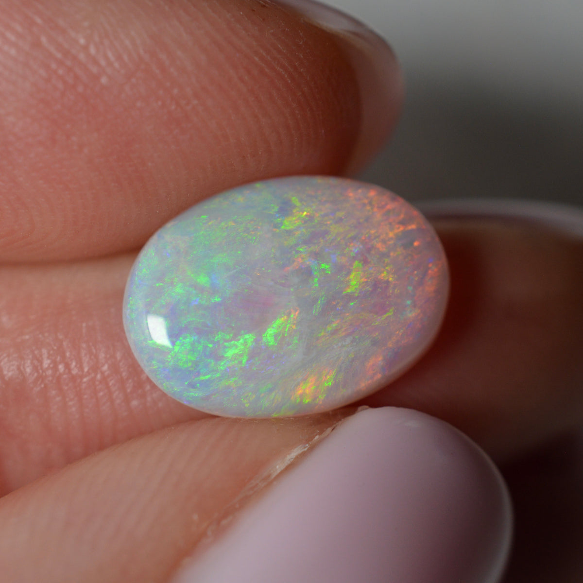 2.03ct Rainbow Ombre Crystal Oval