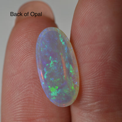 3.60ct Vivid Blue Crystal Oval