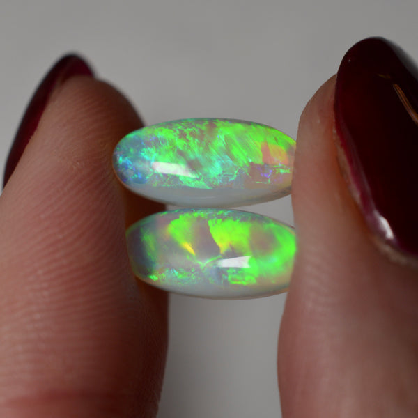 4.15ct Vivid Neon Pair