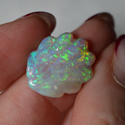10.16ct Rare Matching Shell Carving