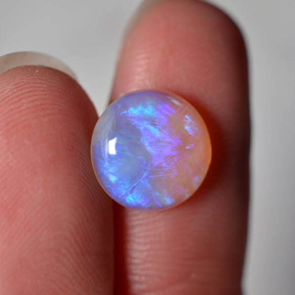 2.55ct Blue & Purple Crystal Round