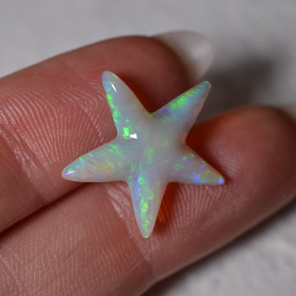4.18ct Hand Carved Star